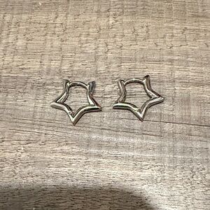NWOT Pura Vida Star Huggie Hoop Earrings